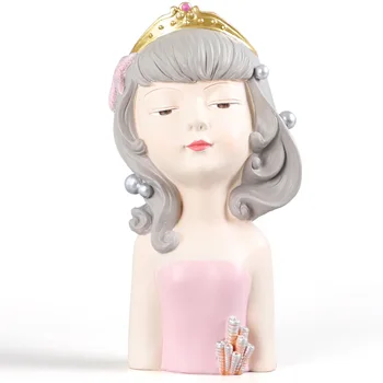 

light luxury girl resin statues for decoration living room birthday gift home decoration accessori...