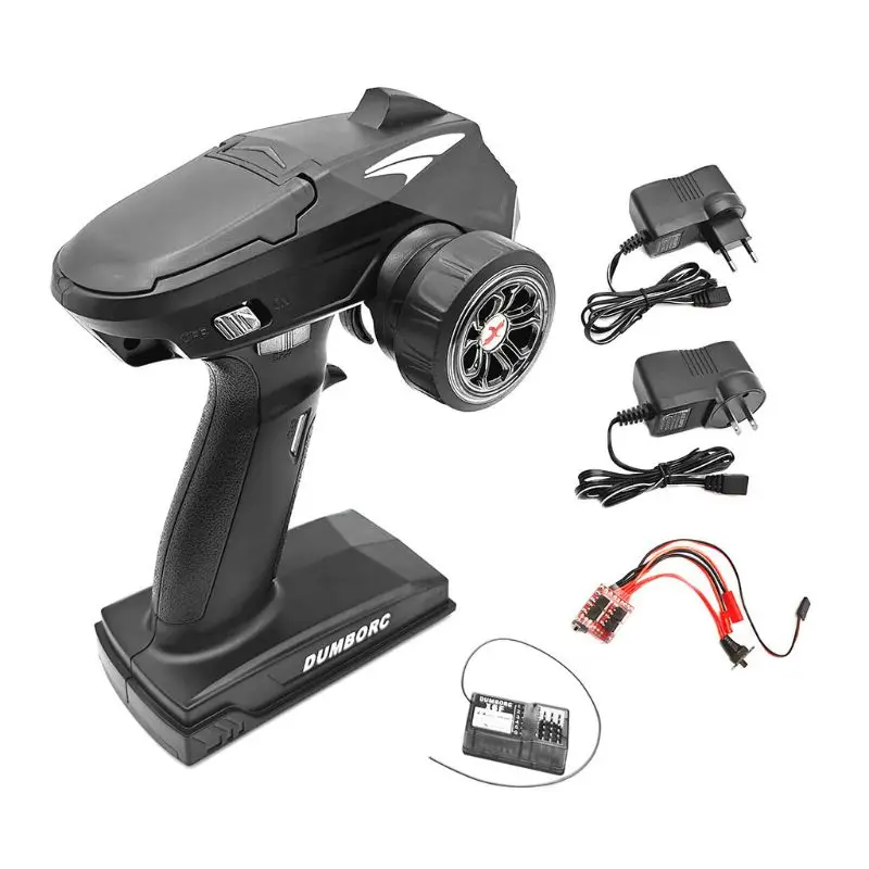 

2Ch Remote Controller 2.4G Full Scale Model Vehicle and Ship Control X4 Full Set EU US Plug F42E