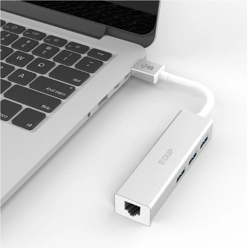 Гигабитный Ethernet адаптер 3 порта USB 3,0 концентратор USB к Rj45 Lan сетевая карта Ethernet USB разветвитель для компьютера Macbook