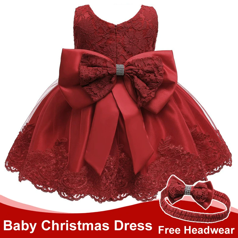

Infant Christmas Dress New Summer Newborn Baby Girls Princess Party Dresses For Baby Christening Dress 2 1st Year Birthday Dress