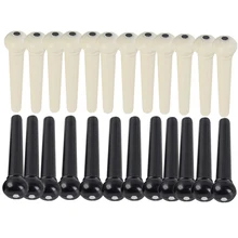 24 unids/set ajuste de tono clavijas mantener de uñas fijo Durable guitarra acústica puente Pin piezas de repuesto instrumentos musicales