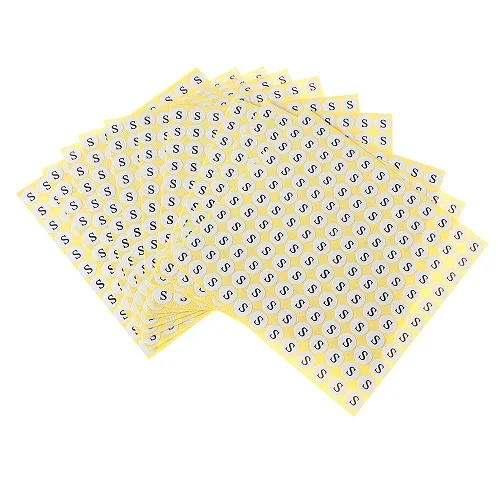 S-1980pcs XS/S/M/L/XL 1980 шт/партия новые бумажные самоклеющиеся этикетки для одежды размер обуви стикер ярлык размер этикетка - Цвет: S-1980pcs