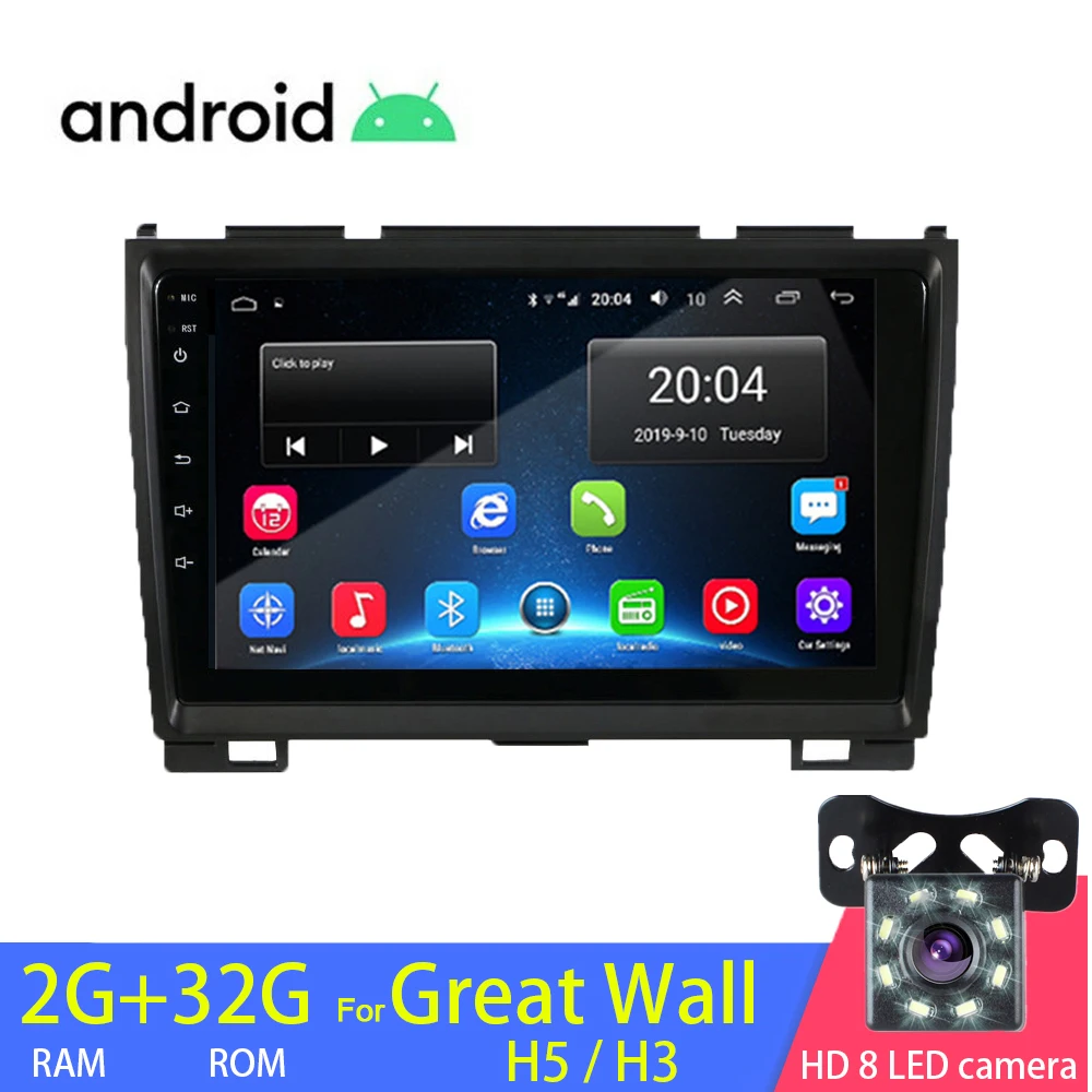 2 din Android 9 1 автомобильный Радио мультимедийный видео плеер GPS навигация для Haval Hover