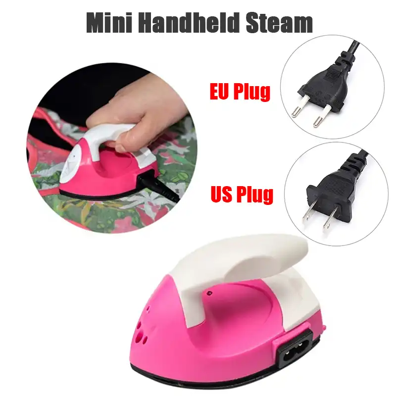 TIANTIAN Portable Electric Iron Mini Hand-held Clothes Iron for Craft Clothes Travel Household Temperature Control 