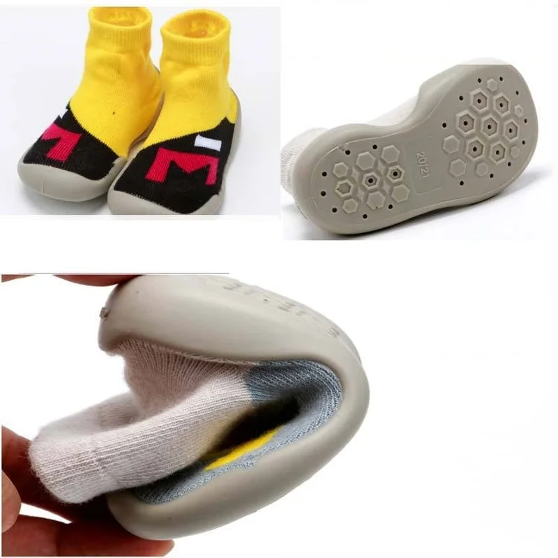 Baby boy toddler shoes socks nonslip Baby soft rubber sole socks shoes baby floor socks shoes baby booties