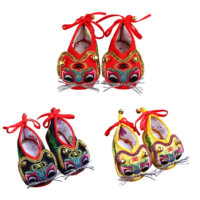 2021 autumn and spring baby toddler shoes cute Chinese traditional baby toddler shoes 1