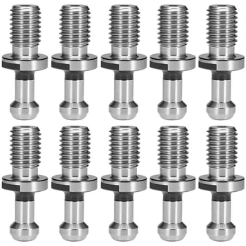 

GTBL 10PCcs CAT40 45 degree Pull Stud Fixed Knob Pull Stud Retention Knob Fits CNC Shank Thread Pull Nail CNC Lathe Accessories