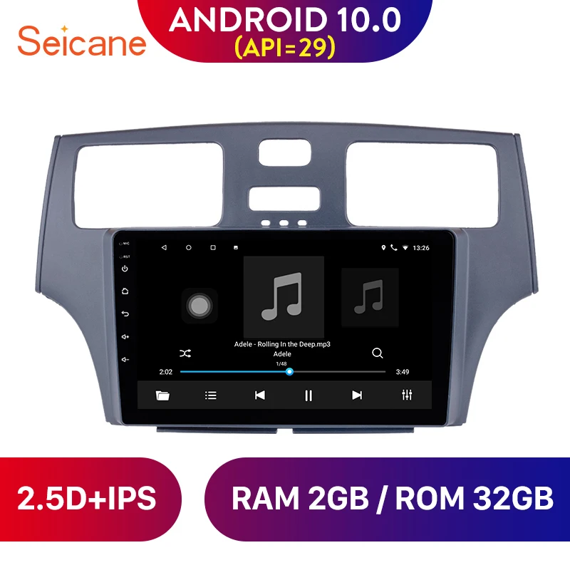 Автомобильный GPS навигатор Seicane 9 дюймов Android 2001 для 2002 2003 2004 2005 Lexus поддержка DAB TPMS