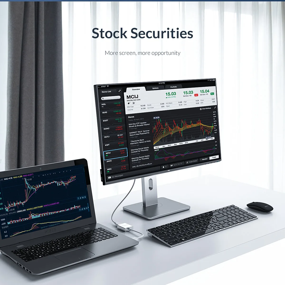 ORICO USB 3.0 to HDMI-Compatible Adapter 1080P HD VGA Cable Game TV Projector Audio Video Converter USB HUB For MacBook Laptop