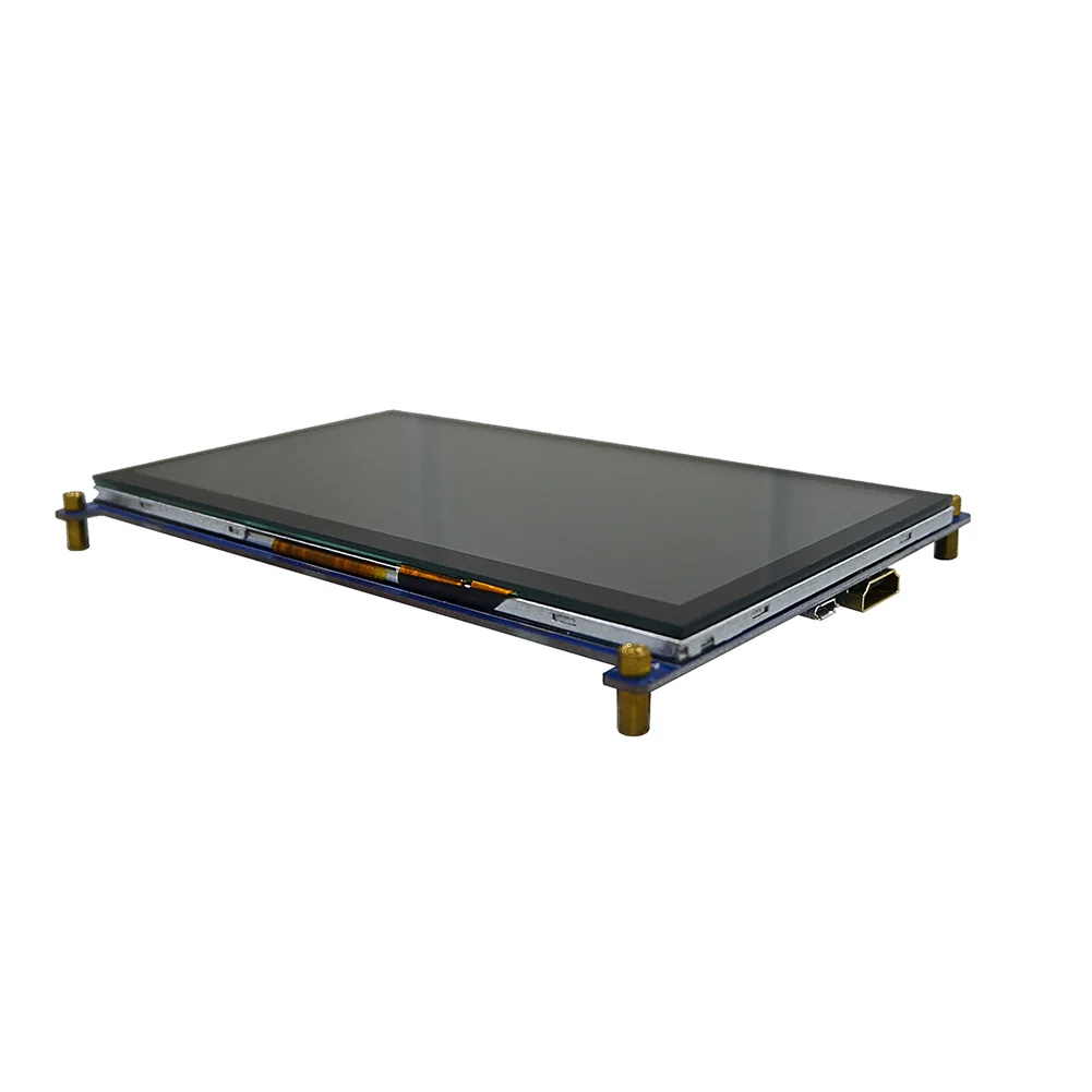 

7 Inch HDMI 1024x600 Monitor Module Display Capacitive Clear LCD Screen Durable Portable Touch Screen Metal For Raspberry Pi IPS