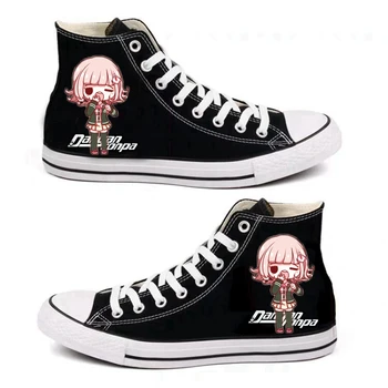 

Game Danganronpa Nanami ChiaKi Cosplay Props Canvas Shoes Women Men Teens Sports Shoes Daily Casual Outdoor Travel Shoes
