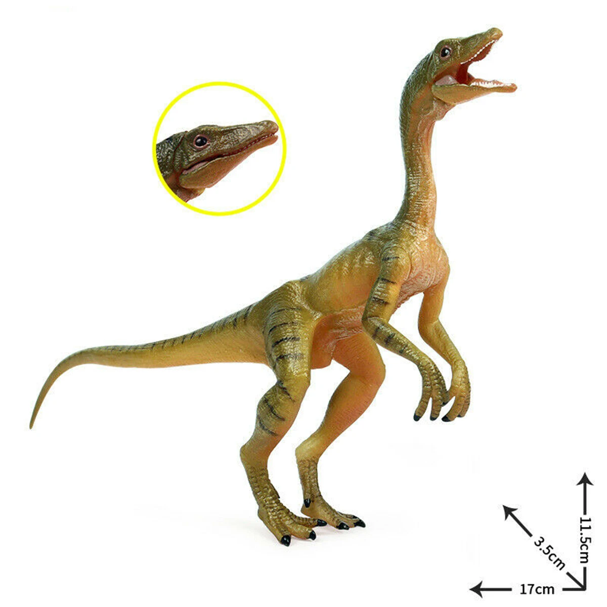 6 7 &quotCompsognathus рисунок 1/5 декора динозавр животных модель коллектор развивающие