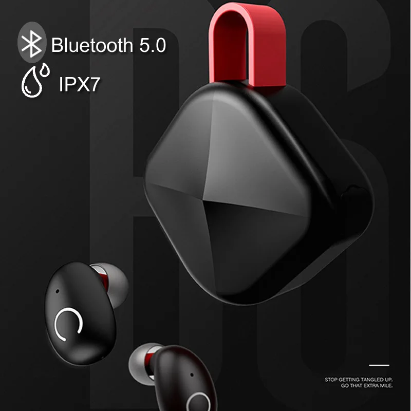 Беспроводные наушники B6 Bluetooth 5,0 TWS наушники IPX7 водонепроницаемая Поддержка Aptx 45h время воспроизведения для IOS/Android