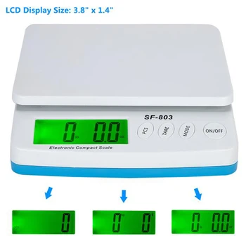 

Kitchen Scale Accessory SF-803 30KG/1G High Precision LCD Digital Postal Shipping Scale with adapter