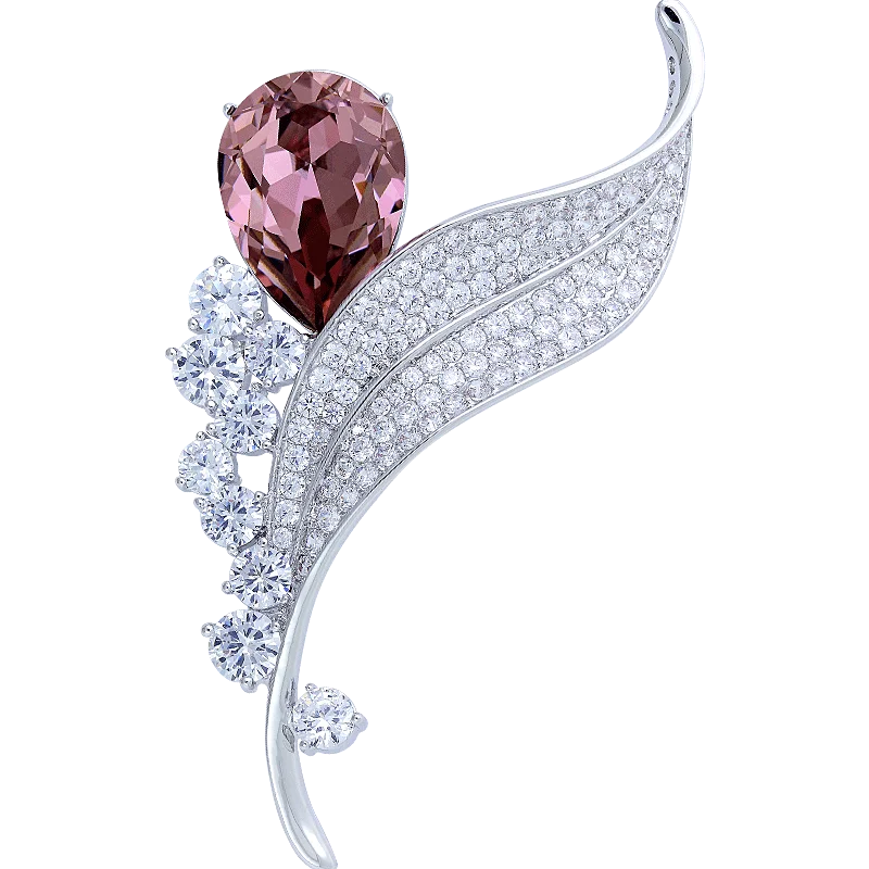 Элемент Swarovski, брошь с кристаллами, морская брошь с ангелом, Женская булавка для девушки, роскошная Подарочная коробка, может пометить стиль, цвет