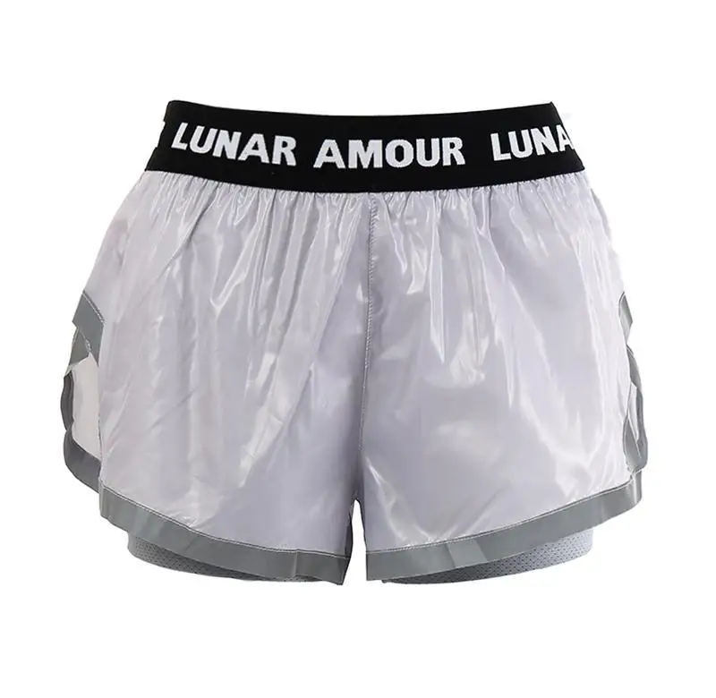 

Summer Mock Two-Piece Anti-Exposure Night Running Quick-Dry Shorts Lightweight Breathable Yoga Fitness Pants Sports