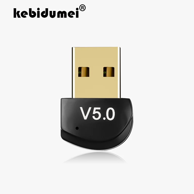 

kebidumei Mini USB Bluetooth V5.0 Dongle Dual Mode Wireless Adapter Device For Windows 7 98 98 se Me 2000 XP Vista