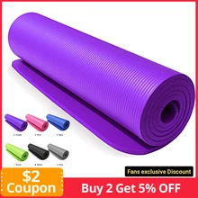 10 мм Экстра толстый нескользящий коврик для йоги 183 см* 61 см коврики для йоги для женщин и мужчин фитнес-тренажерный зал перчатки для упражнений для начинающих Пилатес спортивный коврик