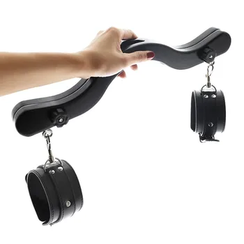 Adult Sex Toys For Men BDSM Bondage Ankle Cuffs The Humbler CBT Cock Rings Cock Cage Torture Ball Scrotum Stretcher Scrotal Lock 3