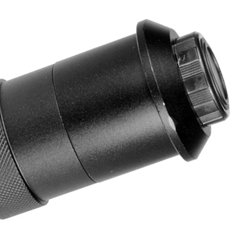 Hot CCD Industry Microscope Camera C-Mount Lens Glass 8X-100X Camera Magnifier Magnification Adjustable 25mm Zoom Eyepiece Magni