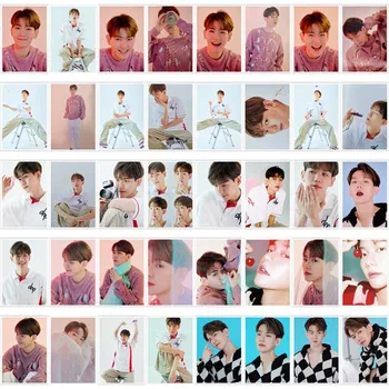 

New 40Pcs/set KPOP EXO BAEKHYUN New Album DELIGHT Photo Card PVC Cards Self Made LOMO Card Photocard