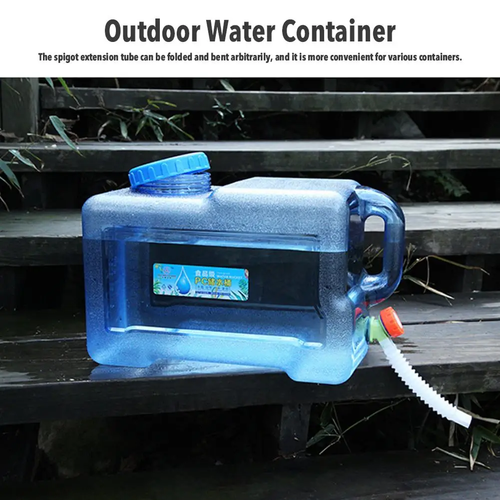 Открытый контейнер для воды Carboy с Spigot портативный кувшин хранения и переноски