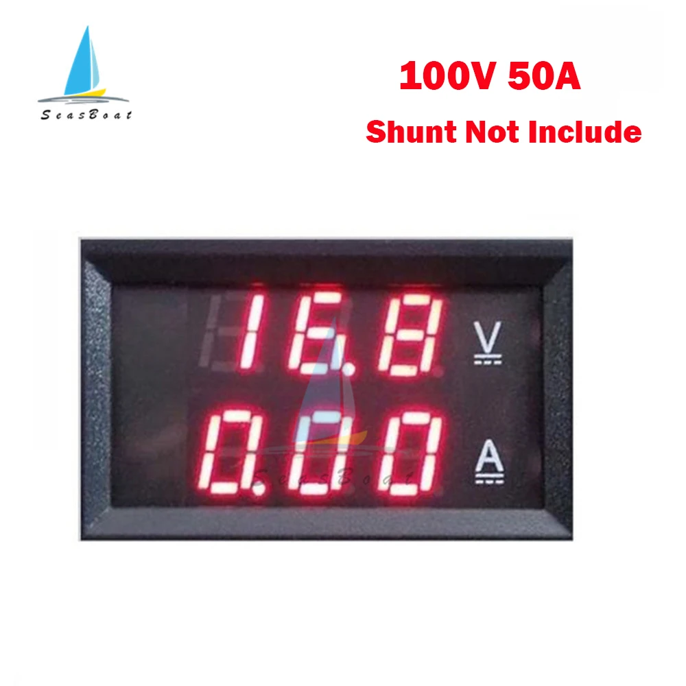 oscilloscope online 0.56'' 0-100V 10A 50A 100A LED Digital Voltmeter Ammeter Car Motocycle Voltage Current Meter Volt Detector Tester Monitor Panel fowler caliper Measurement & Analysis Tools