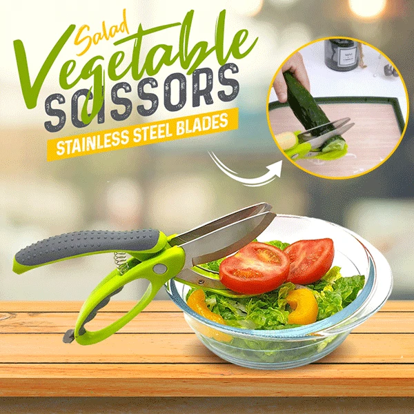  Vegetable Scissors,Food Cutter Choppers Meat Scissors Kitchen  Shears,Quick Vegetable Slicer with Cutting Board Knife Kitchen Must Haves  Chopping Scissors for Kitchen: Home & Kitchen