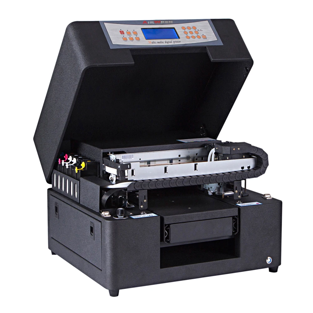 Best Price 2019 New Led UV Curing Direct Printing Flatbed A4 Pen/wood/metal/phone case Printer Machine