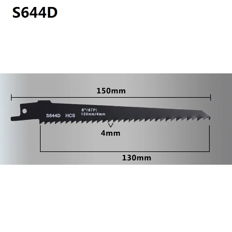 XCAN 1 шт. 150/225 мм Высокоуглеродистая сталь лобзик S1122HF S922EF S644D возвратно-поступательный пильный диск для резки древесины - Цвет: S644D