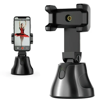 

Auto Tracking Smart Shooting Phone Holder Smartphone Selfie Shooting Gimbal Object 360 Rotation Auto Face Tracking Holder