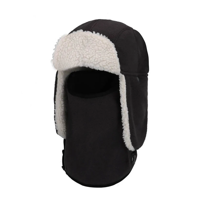 Winter Hat Bomber Hats Men Women Thicken Winter Earflap Keep Warm Caps Skull Mask Skiing Bomber Hats