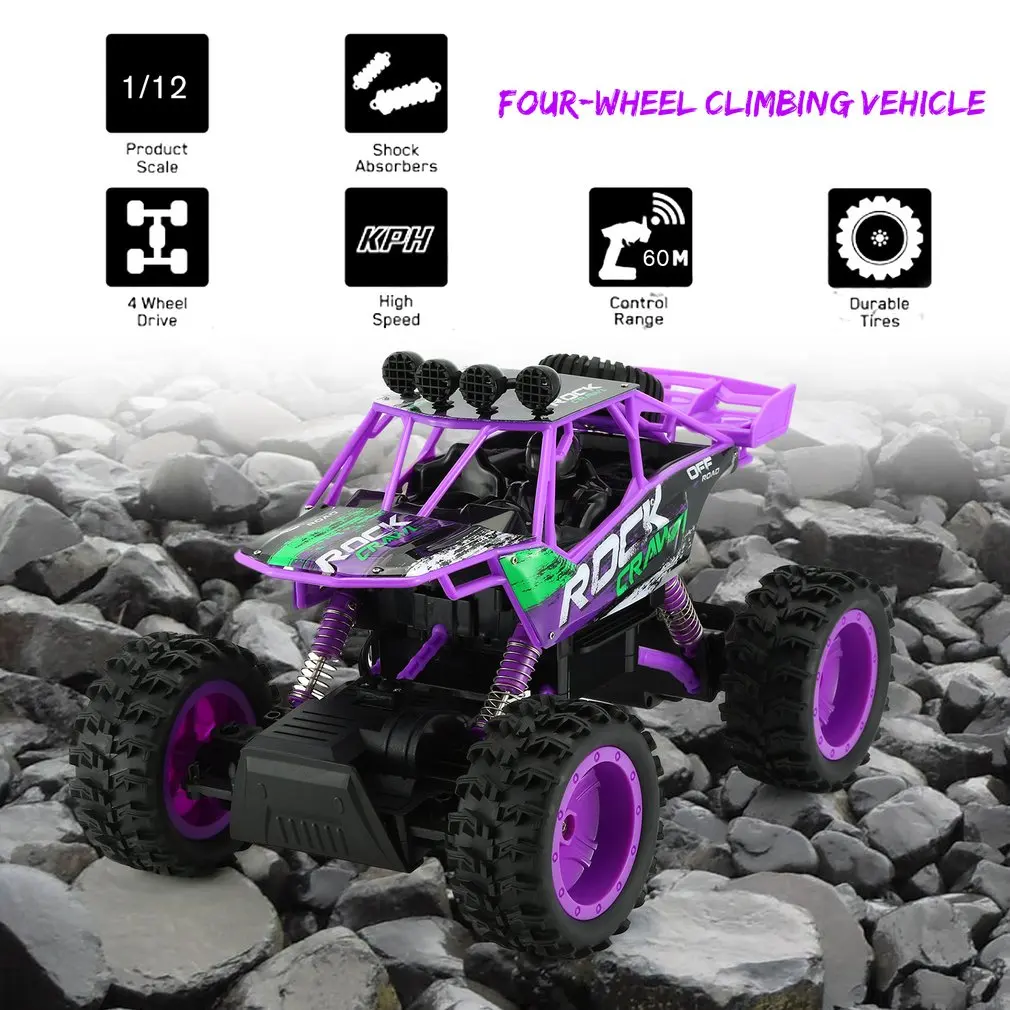 RC гоночный автомобиль 1/12 4WD 2,4G трюк дрейф скалолазание автомобиль RC внедорожный автомобиль ударопрочный альпинист Беспроводная электрическая игрушка