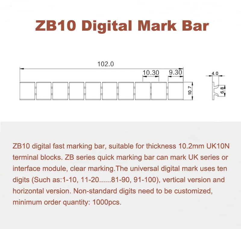ZB10 digital thickness 10.2mm