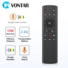 G20S Voice Remote Control 2,4 GHz Беспроводная мини-клавиатура G20 Fly Air Mouse Микрофон Gyro для Android TV Box H96 MAX X2 X96 Mini ► Фото 1/6