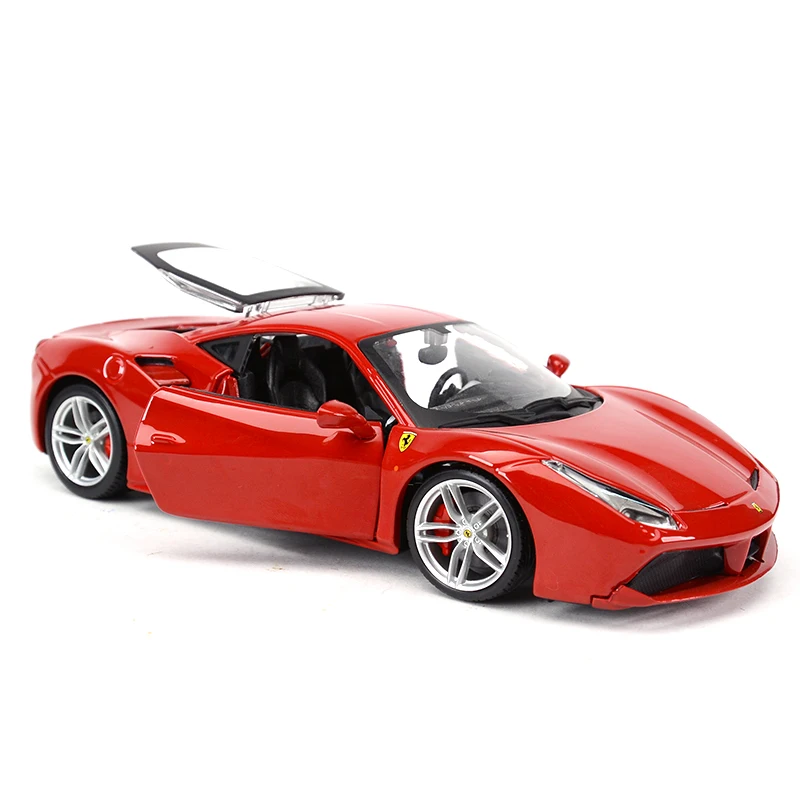 Bburago 1:24 Ferrari 488 GTB спортивный автомобиль статические литые транспортные средства