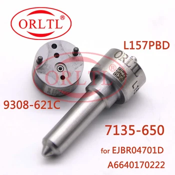 

ORLTL A6640170021 7135-650 Injector Repair Kit Nozzle L157PBD Valve 9308-621C for Delphi SSANGYONG EJBR03401D EJBR04701D A664017
