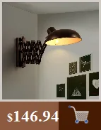 Американский промышленный настенный светильник, винтажный светильник для гостиной, пеньковая веревка, Ретро Декор, кафе, бар, коридор, настенный светильник, светильники для ресторана