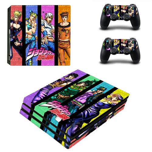 YSP4P-3670 JoJo невероятное приключение PS4 Pro кожи Стикеры для sony Игровые приставки 4 консоль и контроллеры PS4 Pro кожи Стикеры s Наклейка - Цвет: YSP4P-3670