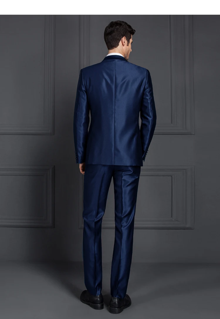 2023 Men Suits Wedding Slim Fit Formal Business Suits Fashion Dinner Male Suit 2 Pieces Tuxedo Party Suits Jacket with Pants 5