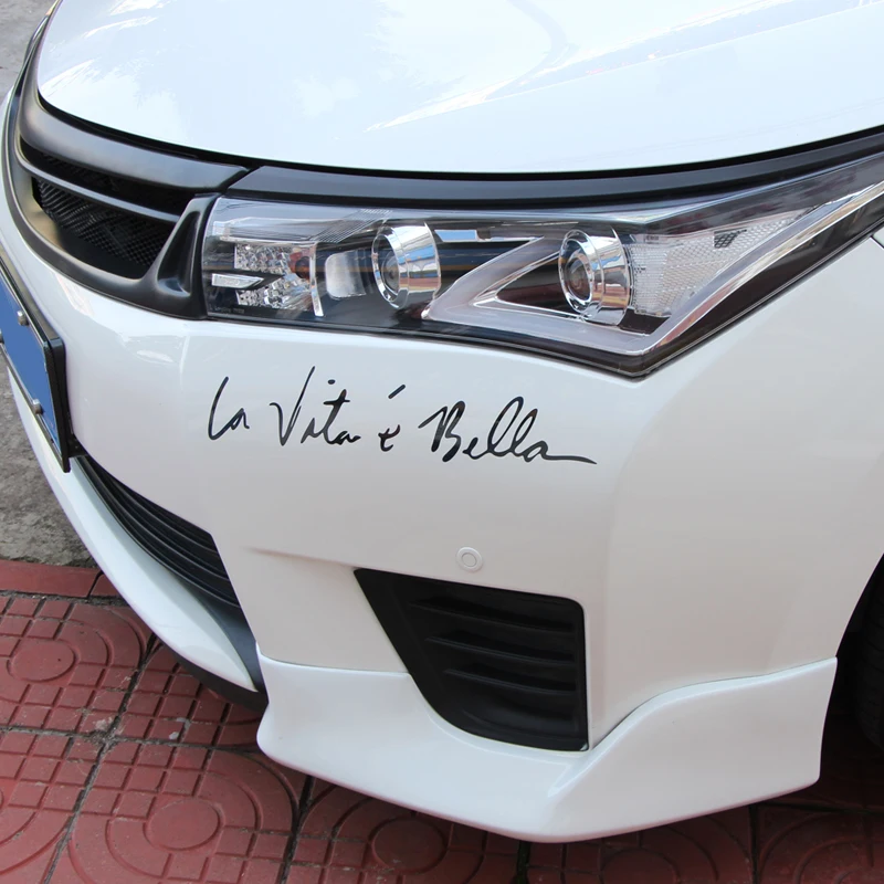 Наклейка для стайлинга автомобилей Жизнь прекрасна для Subaru Forester Impreza Abarth Fiat grande punto ducato Opel Astra h j g Corsa d
