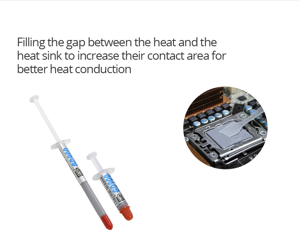 TISHRIC 10 шт. GD900 термопаста проводящая штукатурка для радиатора Вентилятор процессор GPU термопаста силиконовая Compund клей кулер радиатор