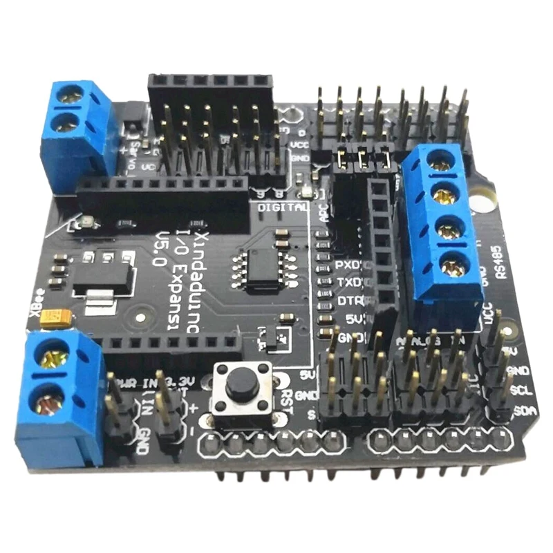 Standard I/O Expansion Shield V5 Xbee Sensor Rs485 For Arduino Funduino Board Module | Электроника
