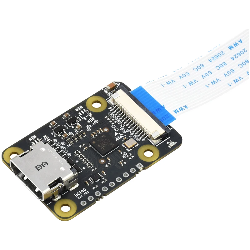Adaptador Hdmi para Csi para Raspberry pi Suporte 1080p Placa 30fps com Cabo Ffc Raspberry pi 4b 3b Mais 3b - Imagem 2