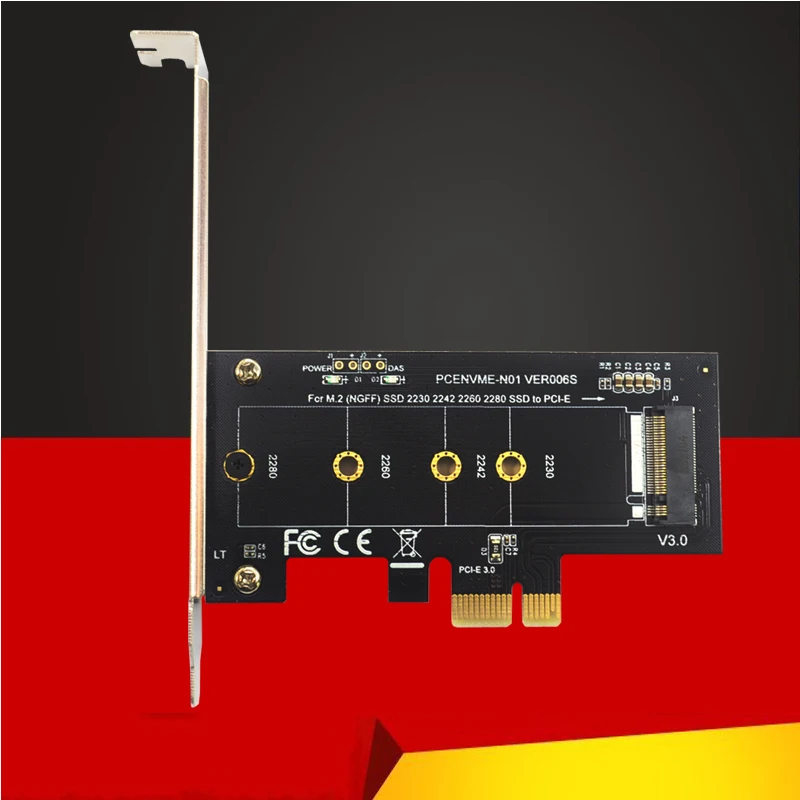 Дополнительные карты H1111Z переходник PCIE на M2 PCI Express 3 0x1 NVME SSD Raiser 2230 2242 2260 2280 M.2 |