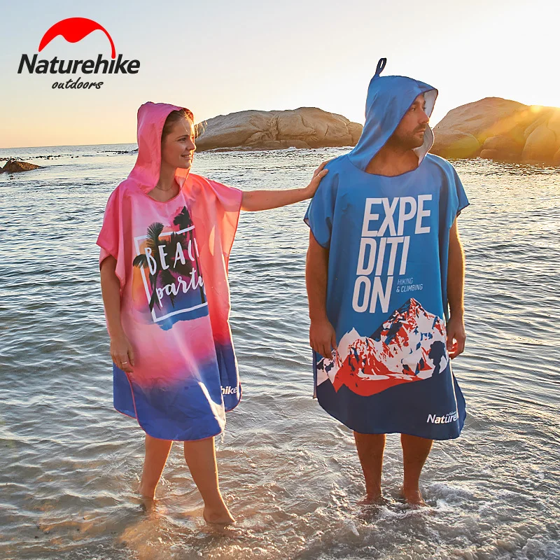 Naturehike быстрый-купальный халат для сушки приморский пляж взрослых изменение одежда-накидка женский купальный путешествия полотенце-накидка