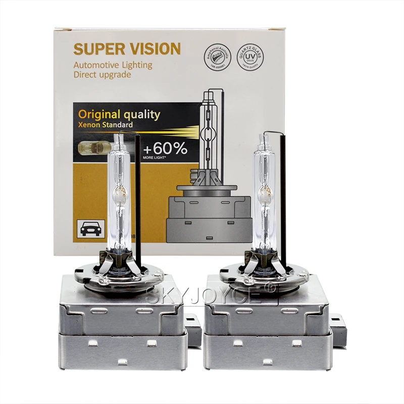 SKYJOYCE Original 35W D1S Xenon Lamp Bulbs 55W D3S Metal Base Claw HID Replacement Car Headlight Bulb 4300K 5000K 6000K 8000K (3)