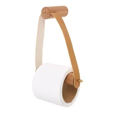 1SET Wooden Rolled Toilet Paper Holder Bathroom Storage Paper Hand Towel Dispenser Toilet Tissue Paper Rack Bathroom Accessories