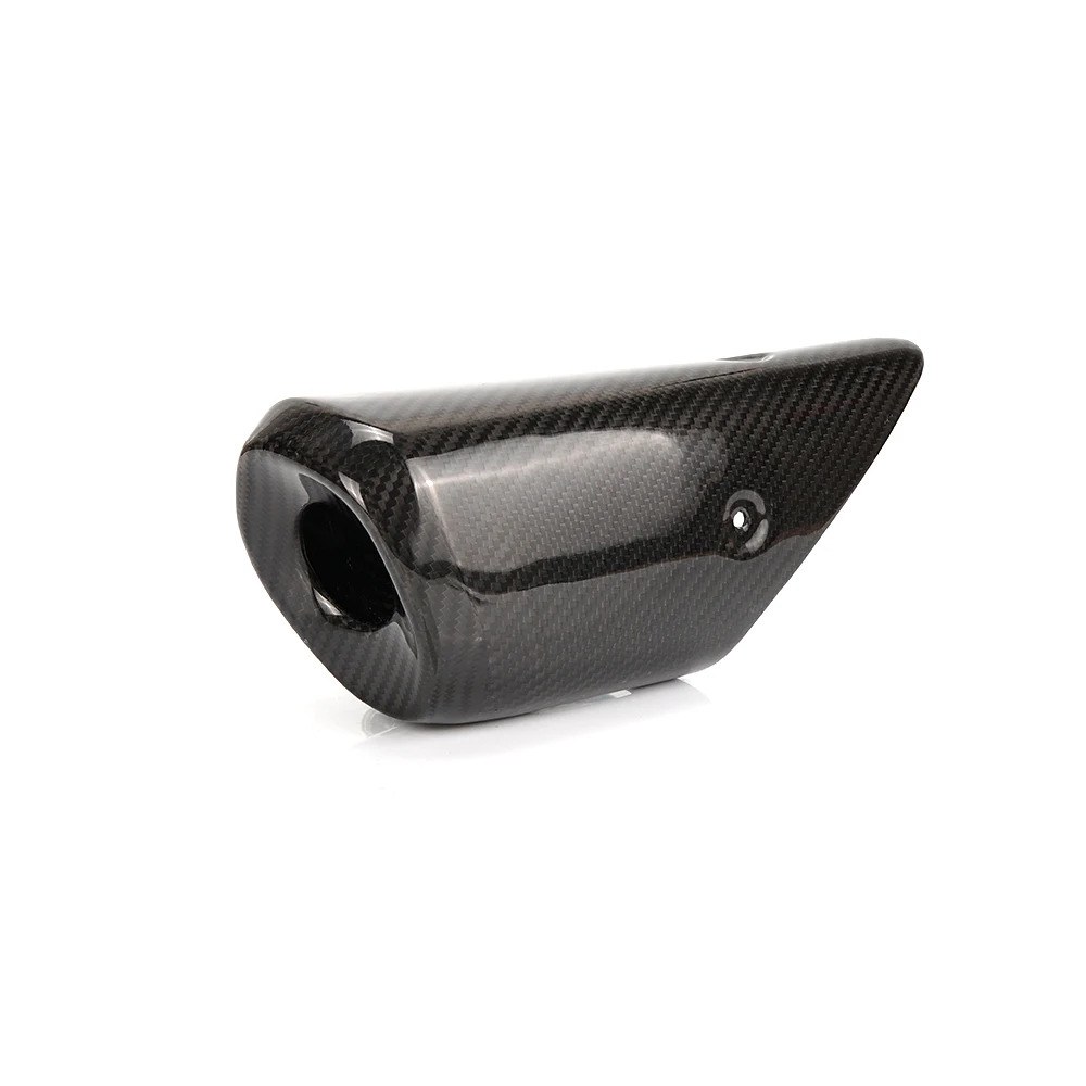 For Yamaha MT07 FZ07 MT-07 FZ-07 MT FZ 07- Motorcycle Carbon Fiber Muffler Cover Exhaust Pipe Cover Heat Shield