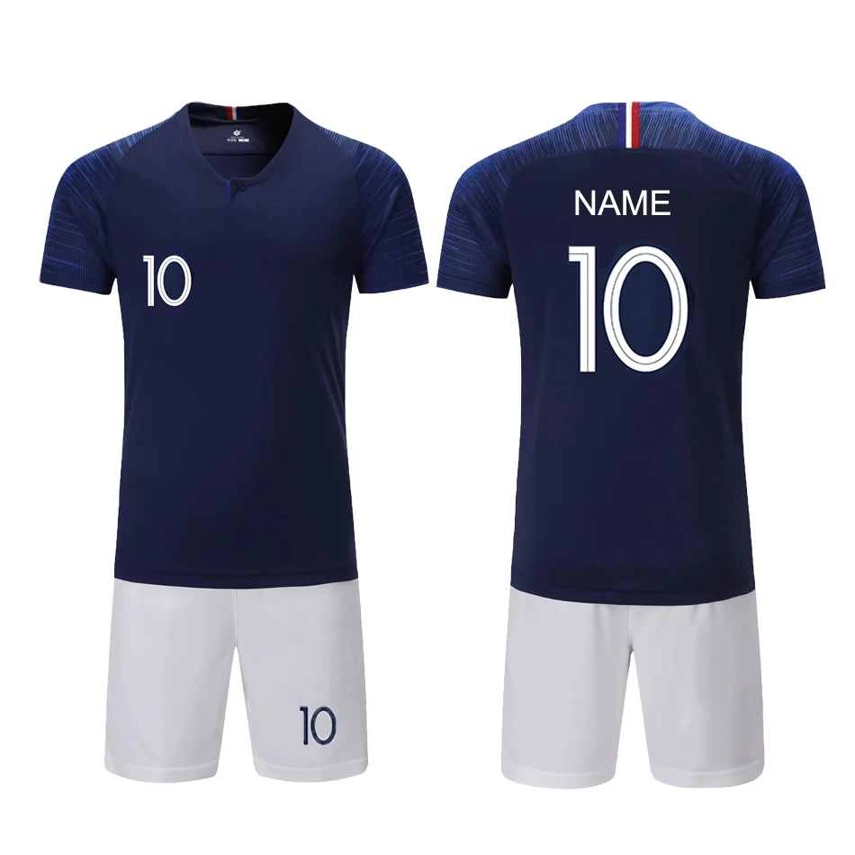 

2019 2020 Football Match Men Football Uniforms Blank Soccer Jerseys National Football Sets Professional Customize Name Number